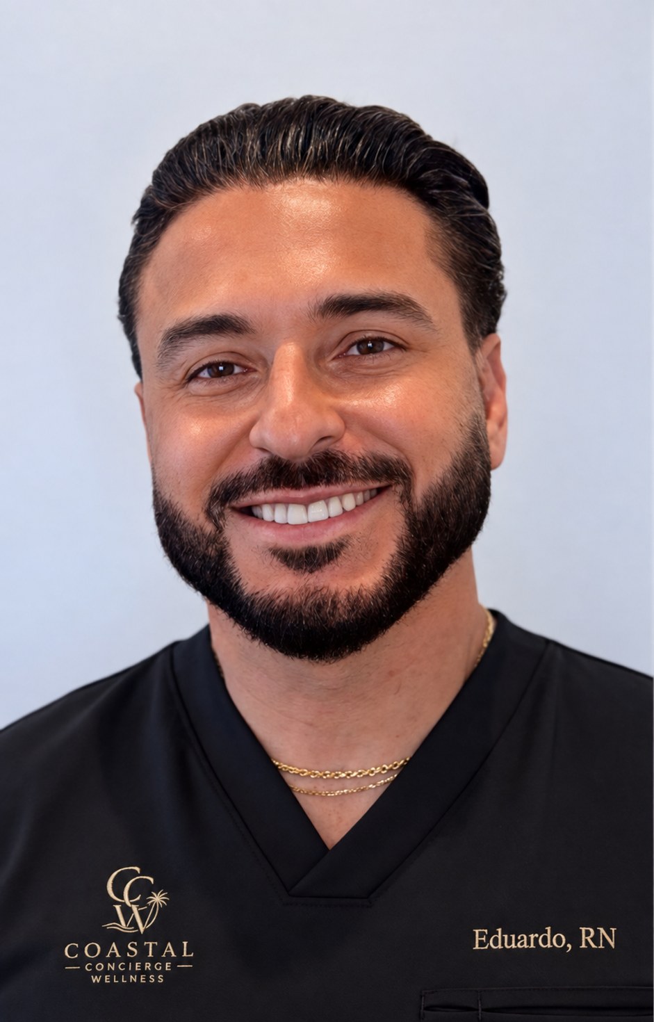 Eduardo Montes, RN — California Registered Nurse and founder of Coastal Concierge Wellness